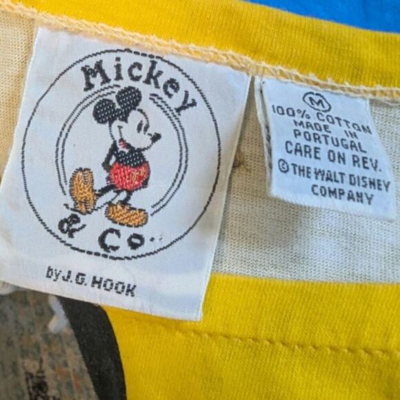 Vintage 80s Disney Mickey & Co.Hugging Minnie Mouse T-Shirt Medium - Picture 2 of 9